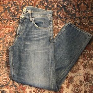 Citizens Of Humanity Blue Straight Leg Jeans